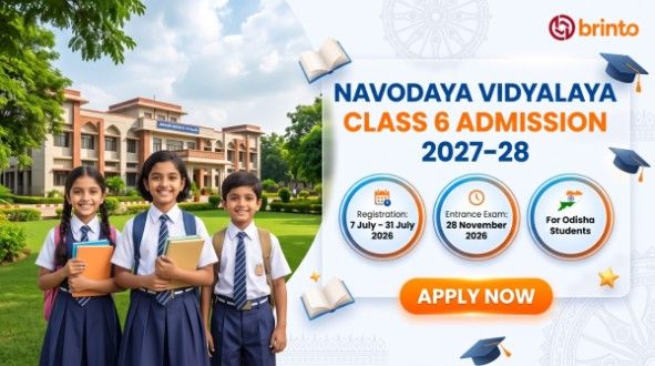 Jawahar Navodaya Vidyalaya Selection Test (JNVST) 2026 — Registration Opens 7 July, Apply by 31 July