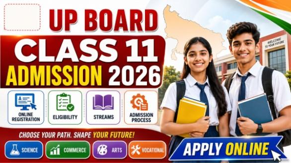 UP Board Class 11 Admission 2026 — UPMSP 11th Registration at upmsp.edu.in, Eligibility & Streams