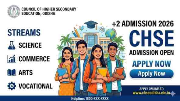 +2 (12th) Admission CHSE 2026